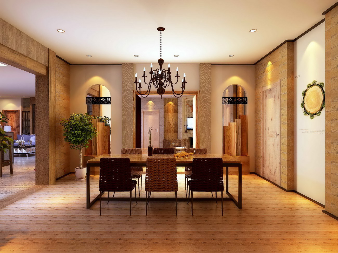 地王木业专卖店设计-高档地板专卖店设计